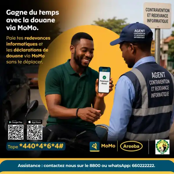Contraventions et redevance informatique via MoMo — tape *440*4*6*4#