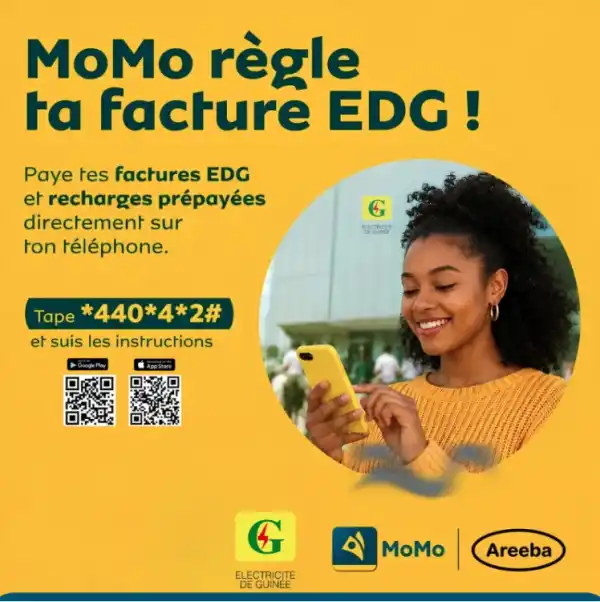 MoMo règle ta facture EDG — tape *440*4*2#