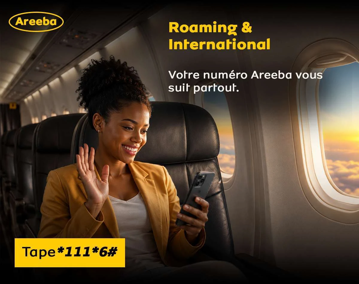 Visuel du roaming Areeba